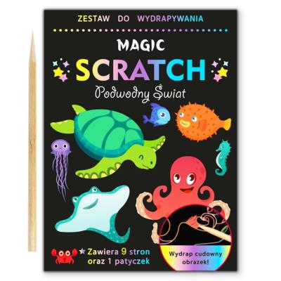 Wydrapywanka Podwodny Świat. Wydawca: Tobby. SmakLiter.pl Opakowanie Wydrapywanka Podwodny Świat