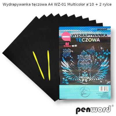 Opakowanie Wydrapywanka tęczowa A4 multicolor WZ-01
