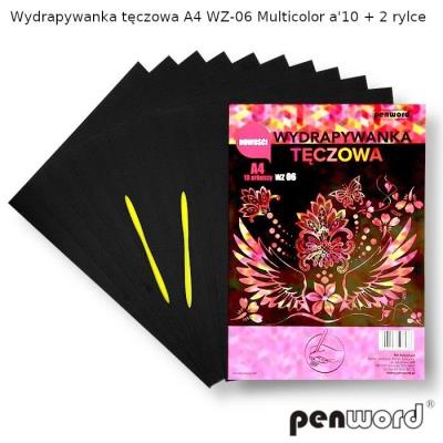 Opakowanie Wydrapywanka tęczowa A4 multicolor WZ-06