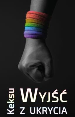 Wyjść z ukrycia. Autor: Keksu. SmakLiter.pl Okładka książki Wyjść z ukrycia