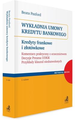 Okładka książki Wykładnia umowy kredytu bankowego w.2
