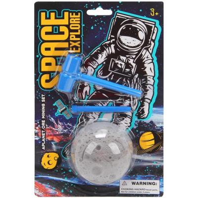 Opakowanie Wykopaliska kosmos planeta z kryształami