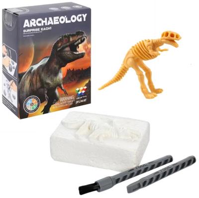 Opakowanie Wykopaliska paleontolog szkielet dinozaura