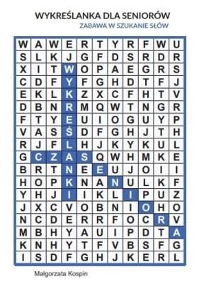 Opakowanie Wykreślanka - niebieska