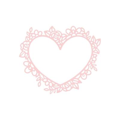 Opakowanie Wykrojnik - Boho serce