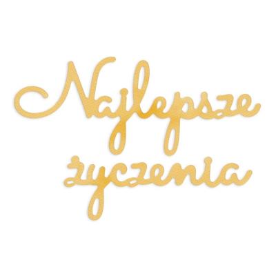 Opakowanie Wykrojnik - Najlepsze życzenia