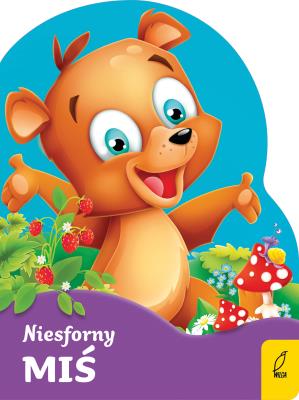 Wykrojnik. Niesforny miś. Autor: Kozłowska Urszula. SmakLiter.pl Okładka książki Wykrojnik. Niesforny miś