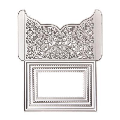 Wykrojnik - Składane zaproszenie 12,1cm x 14,4cm. Wydawca: Dalprint. SmakLiter.pl Opakowanie Wykrojnik - Składane zaproszenie 12,1cm x 14,4cm
