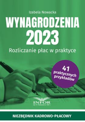 Wynagrodzenia 2023.. Autor: Nowacka Izabela. SmakLiter.pl Okładka książki Wynagrodzenia 2023.