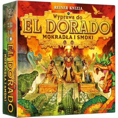 Wyprawa do El Dorado Mokradła i smoki. Autor: Knizia Reiner. SmakLiter.pl Okładka książki Wyprawa do El Dorado Mokradła i smoki