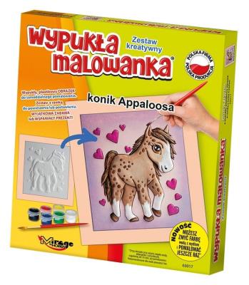 Opakowanie Wypukła malowanka Konik Appaloosa