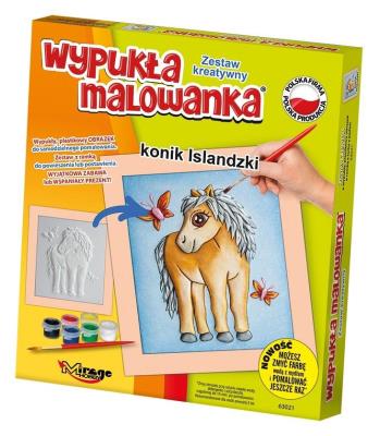 Opakowanie Wypukła malowanka Konik Islandzki