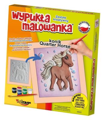 Opakowanie Wypukła malowanka Konik Quarter Horse