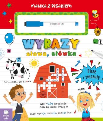 Okładka książki Wyrazy, słowa i słówka. Nauka z pisakiem