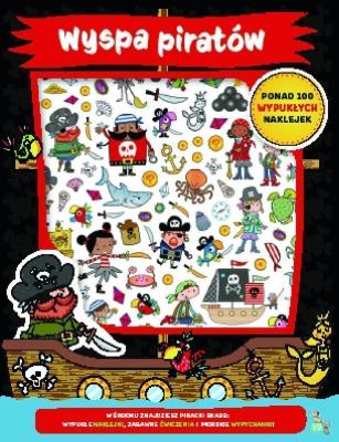 Okładka książki Wyspa piratów - 100 wypukłych naklejek