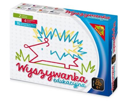 Wyszywanka edukacyjna. Wydawca: Baczek. SmakLiter.pl Opakowanie Wyszywanka edukacyjna