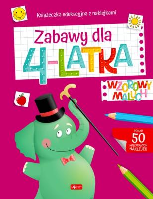 Okładka książki Wzorowy maluch. Zabawy dla 4-latka