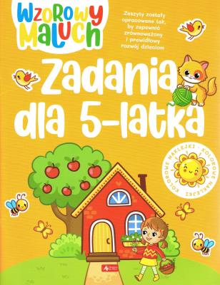 Wzorowy maluch. Zadania 5-latka. Autor: Opracowanie zbiorowe. SmakLiter.pl Okładka książki Wzorowy maluch. Zadania 5-latka