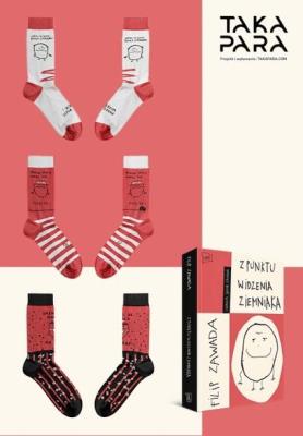 Z punktu widzenia ziemniaka + skarpetki MIX. Autor: Zawada Filip. SmakLiter.pl Okładka książki Z punktu widzenia ziemniaka + skarpetki MIX