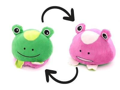 Żaba pluszowa dwustronna 15cm. Wydawca: OneDollar. SmakLiter.pl Opakowanie Żaba pluszowa dwustronna 15cm