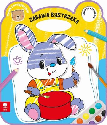 Okładka książki Zabawa bystrzaka zajączek