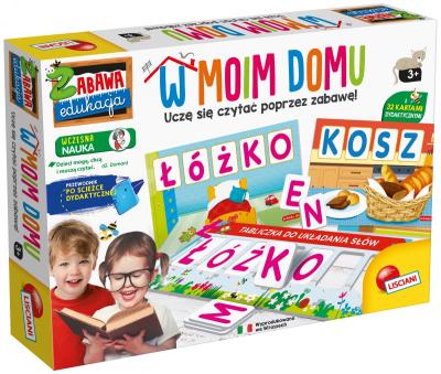 Zabawa i edukacja W moim domu. Wydawca: Lisciani. SmakLiter.pl Opakowanie Zabawa i edukacja W moim domu