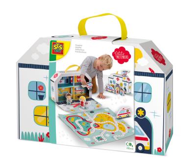 Zabawa w szpital w walizce i matą. Wydawca: SES NL. SmakLiter.pl Opakowanie Zabawa w szpital w walizce i matą