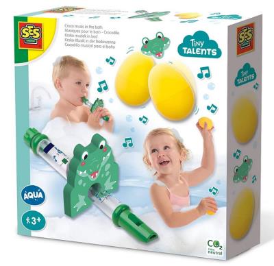 Zabawka do kąpieli Fujarka krokodyl. Wydawca: SES Creative. SmakLiter.pl Opakowanie Zabawka do kąpieli Fujarka krokodyl