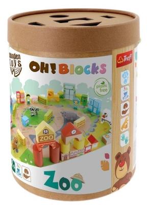 Opakowanie Zabawka drewniana - Oh!Blocks Zoo TREFL