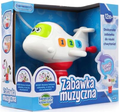 Opakowanie Zabawka muzyczna Samolot E-Edu