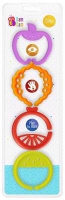 Opakowanie Zabawka sensoryczna krążki owoce 16el