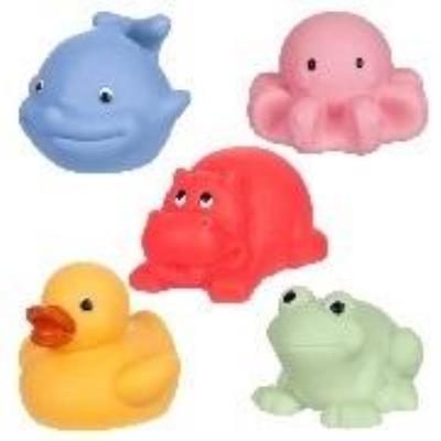 Opakowanie Zabawki do kąpieli pastelowe 5szt