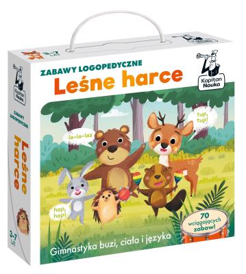Okładka książki Zabawy logopedyczne. Leśne harce 3-7 lat