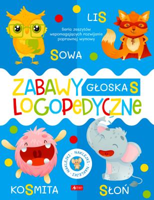 Zabawy logopedyczne. Zeszyt 3. Autor: Opracowanie zbiorowe. SmakLiter.pl Okładka książki Zabawy logopedyczne. Zeszyt 3