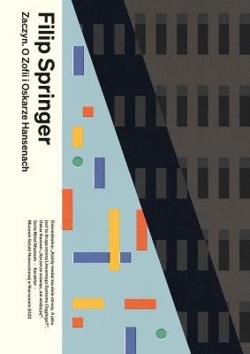 Zaczyn. O Zofii i Oskarze Hansenach (wyd. 2022). Autor: Filip Springer. SmakLiter.pl Okładka książki Zaczyn. O Zofii i Oskarze Hansenach (wyd. 2022)