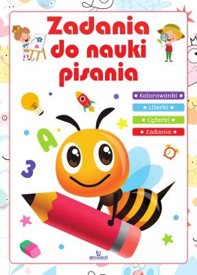 Zadania do nauki pisania. Autor: Brykała Dorota, Chmielińska Ewelina. SmakLiter.pl Okładka książki Zadania do nauki pisania