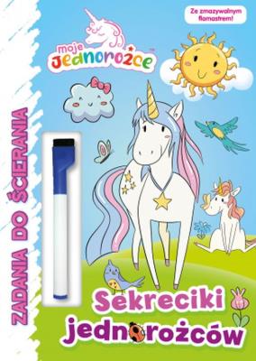 Okładka książki Zadania do ścierania. Moje Jednorożce. Część 2