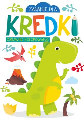 Zadanie dla kredki. Zabawne kolorowanki. Autor: Nathalie Belineau, Federica Iossa. SmakLiter.pl Okładka książki Zadanie dla kredki. Zabawne kolorowanki