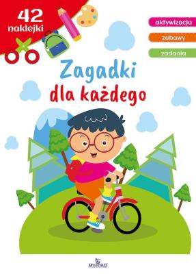 Zagadki dla każdego. Autor: Chmielińska Ewelina. SmakLiter.pl Okładka książki Zagadki dla każdego