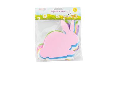 Opakowanie Zajączek z pianki 8szt