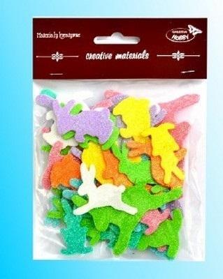 Opakowanie Zajączki brokatowe 56szt
