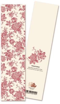 Opakowanie Zakładka do książki 9094 Foglie Rosa Różowe kwiaty