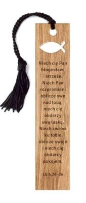Opakowanie Zakładka drewniana - Niech cię Pan - Ryba