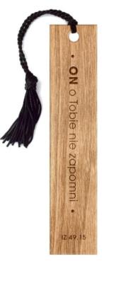 Opakowanie Zakładka drewniana - ON o Tobie nie zapomni