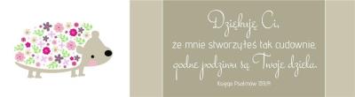 Opakowanie Zakładka Duża - Dziękuję ci że mnie