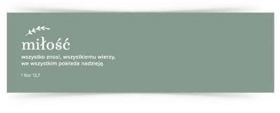 Zakładka duża - Miłość wszystko. Wydawca: Szaron. SmakLiter.pl Opakowanie Zakładka duża - Miłość wszystko