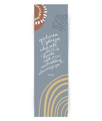 Zakładka duża - Niebiosa głoszą chwałę Boga.... Wydawca: Szaron. SmakLiter.pl Opakowanie Zakładka duża - Niebiosa głoszą chwałę Boga...