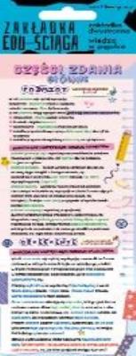 Opakowanie Zakładka edu-ściąga. Części zdania