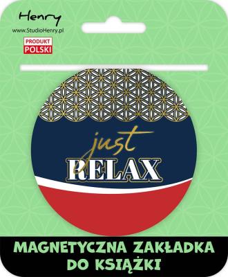 Zakładka magnetyczna kulka 2 granatowy. Wydawca: Henry. SmakLiter.pl Opakowanie Zakładka magnetyczna kulka 2 granatowy