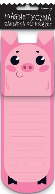 Opakowanie Zakładka magnetyczna notka Pig